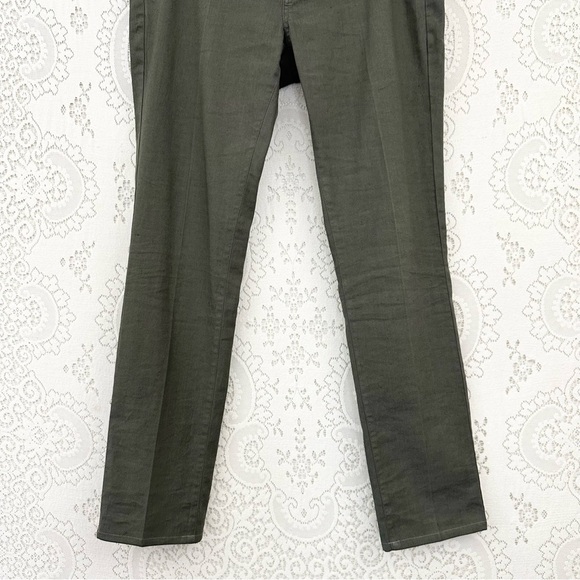 John Varvatos Linen Blend Army Green Pants - Picture 2 of 13